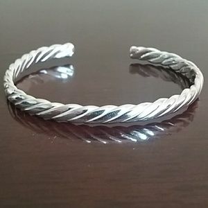 Sterling Silver Cuff Bracelet Taxco.925